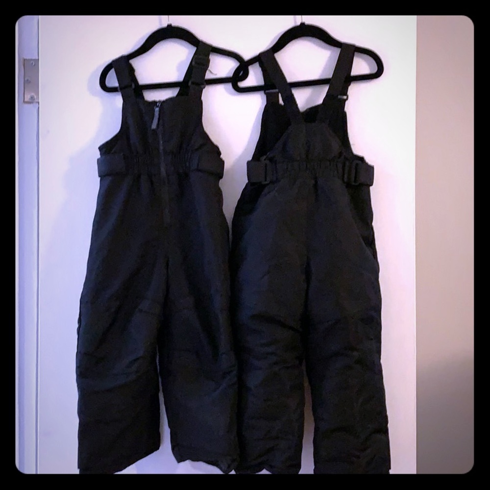 2 Pairs of Cherokee Black Snow Coveralls